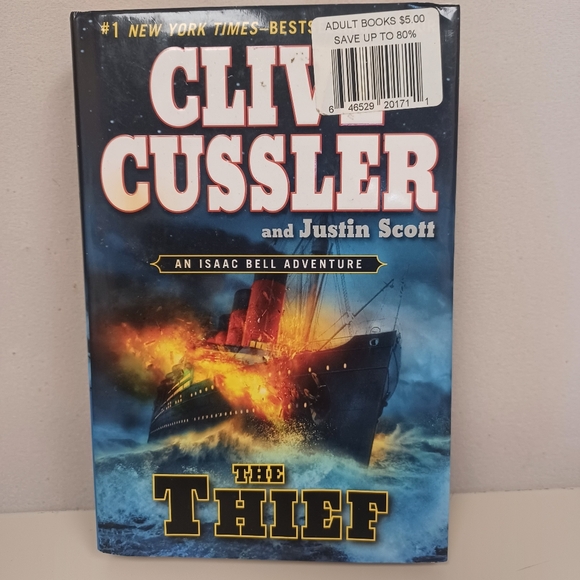 Book - The Thief - Harcover Novel by Clive Cussler - Picture 1 of 5